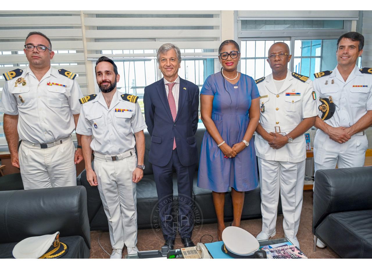 LE PORT D’ABIDJAN RENFORCE SES LIENS AVEC L’ESPAGNE À TRAVERS L’ESCALE DU NAVIRE « FUROR »